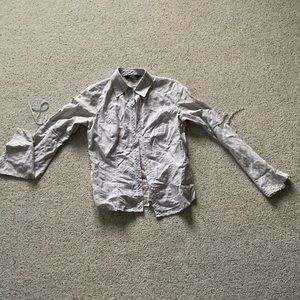 Express 70s inspired floral print top 5/6